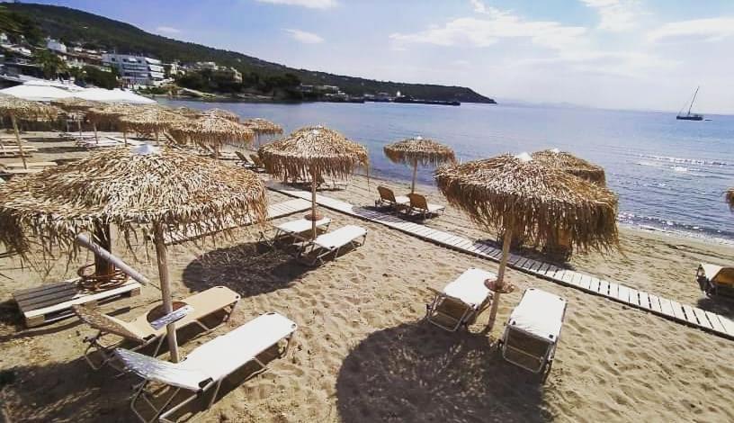Παραθαλασσιο Στουντιο Μιχαλιας Sea View Studio Michalias Νουμερο 8 Agia Marina  Eksteriør billede