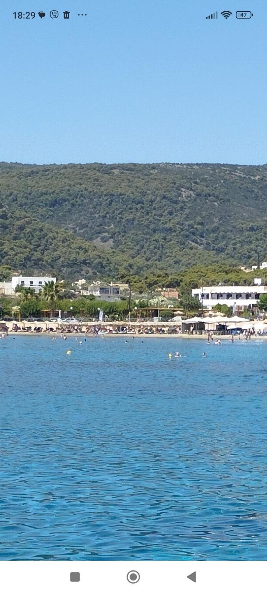 Παραθαλασσιο Στουντιο Μιχαλιας Sea View Studio Michalias Νουμερο 8 Agia Marina  Eksteriør billede